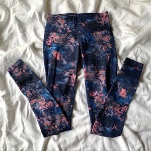 Lululemon Rare Wunder under Blue and Pink Leggings
